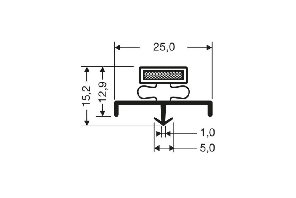 JPC-2200-050 | JOINT MAGNETIQUE - 2550MM/LNG