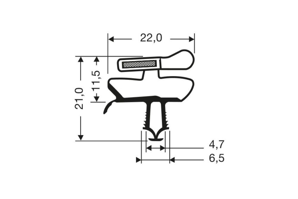 JPC-3930-010 | JOINT MAGNETIQUE - 2550MM/LNG