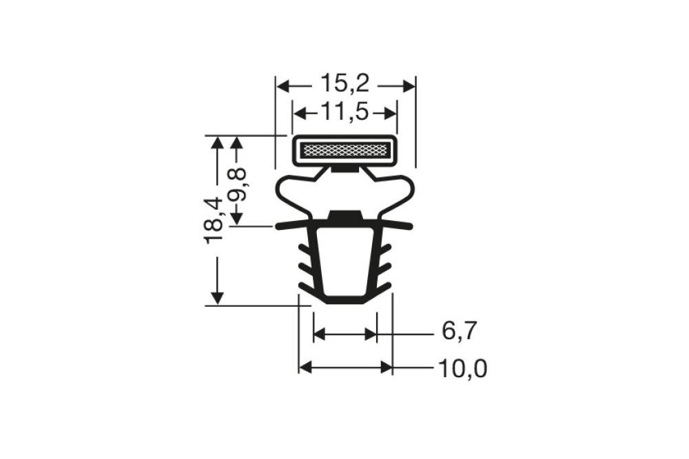 JPC-2170-050 | JOINT MAGNETIQUE - 2550MM/LNG