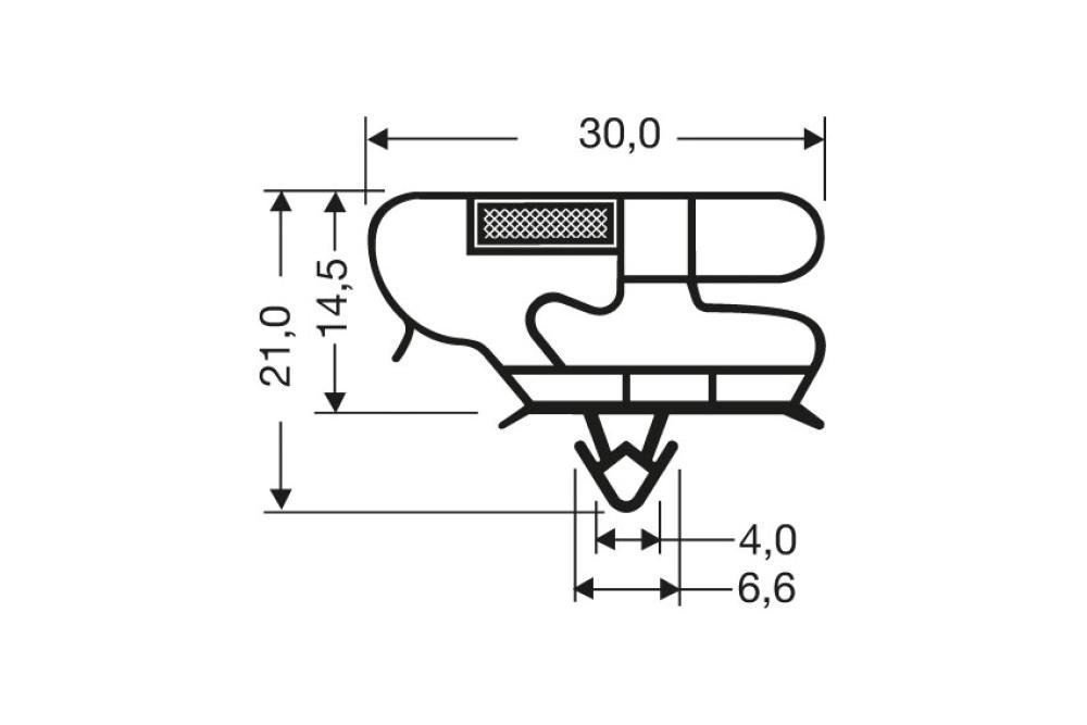 JPC-3161-050 | JOINT MAGNETIQUE - 2550MM/LNG