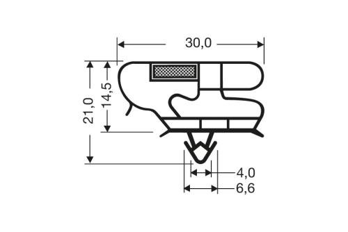 JPC-3161-050 | JOINT MAGNETIQUE - 2550MM/LNG