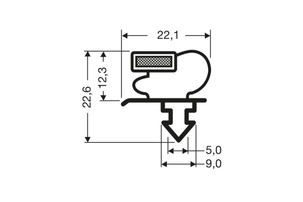 JPC-1940-050 | JOINT MAGNETIQUE - 2550MM/LNG