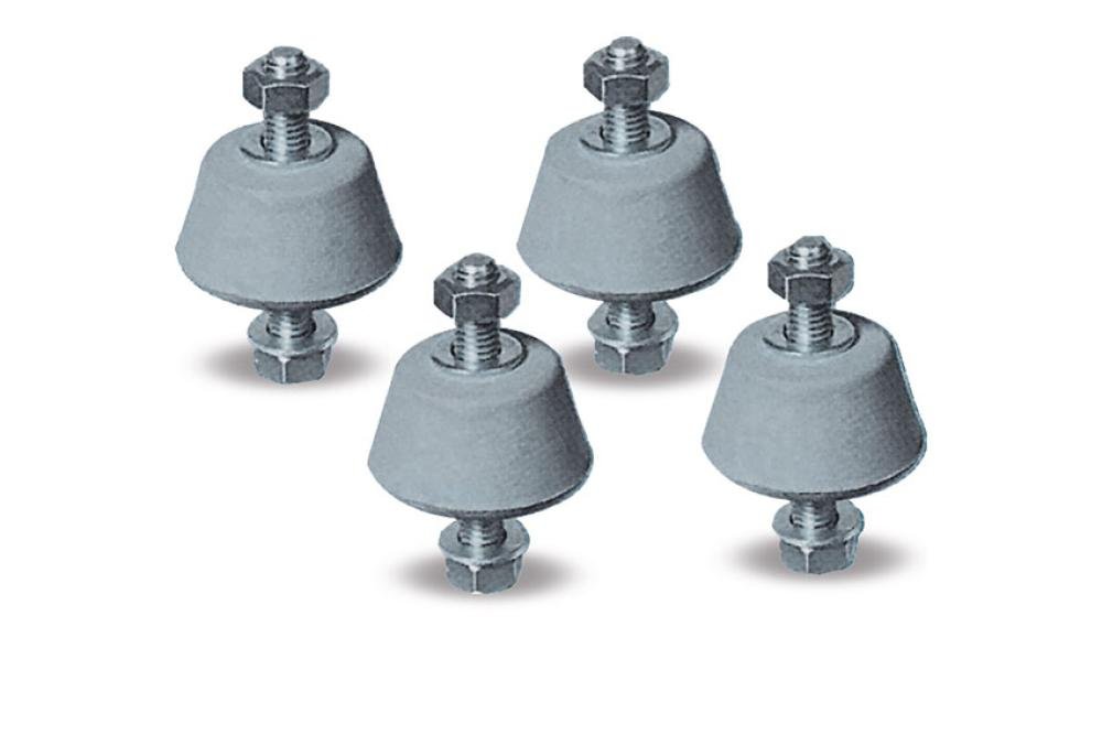 LAV-0125-000 | PLOT ANTIVIBRATOIRE CONIQUE M8 SHORE 45 39X22MM - 4PCE/PCK