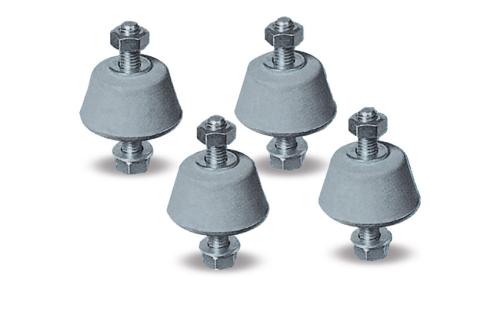 LAV-0125-000 | CONISCHE TRILLINGSDEMPER M8 SHORE 45 39X22MM - 4PCE/PCK