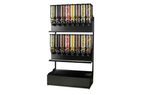 LFD-8000-020 | DISTRIBUTEUR EN VRAC FREE FLOW PRO 16X 13.5L - GONDOLA AUTONOME