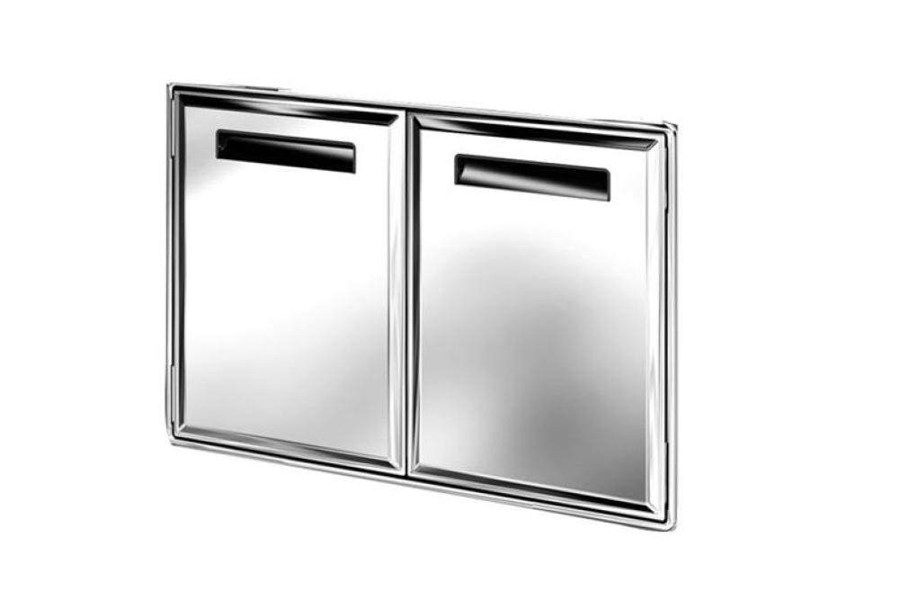 RAL-1700-000 | AL17 DUBBELE DEUR IN RVS SERIE A1 905X629MM