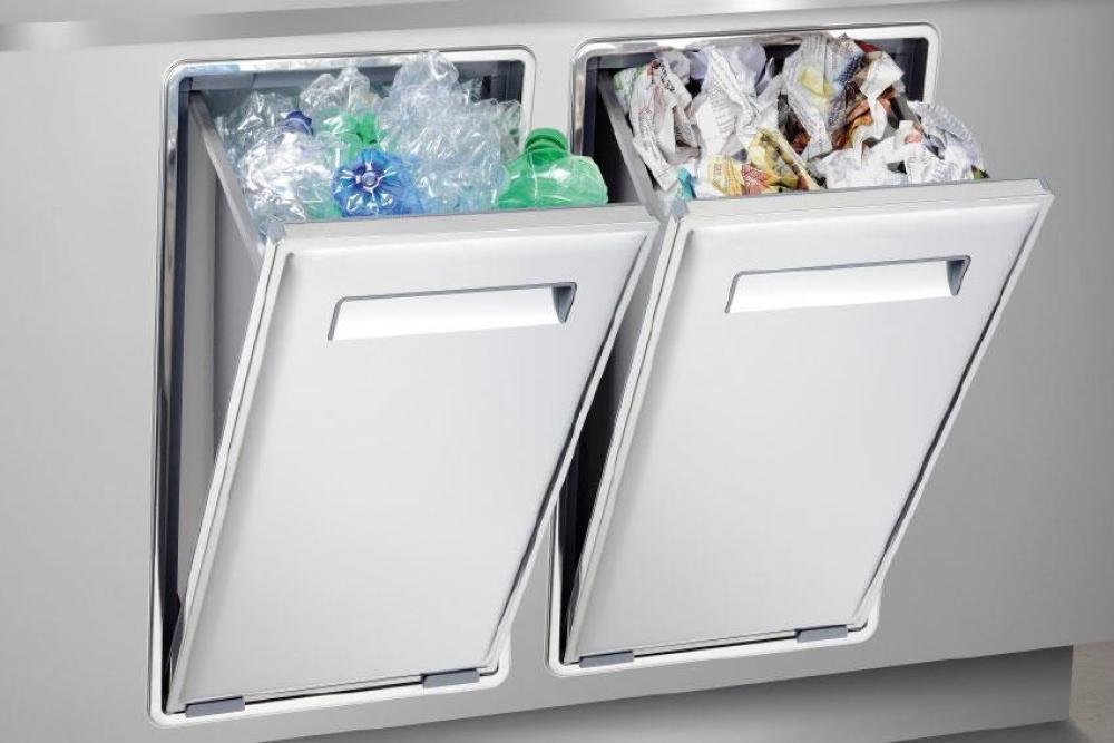 RAU-1500-000 | AU15 KANTELBARE AFVALCONTAINER VOOR AFVALSORTERING - 381X529MM