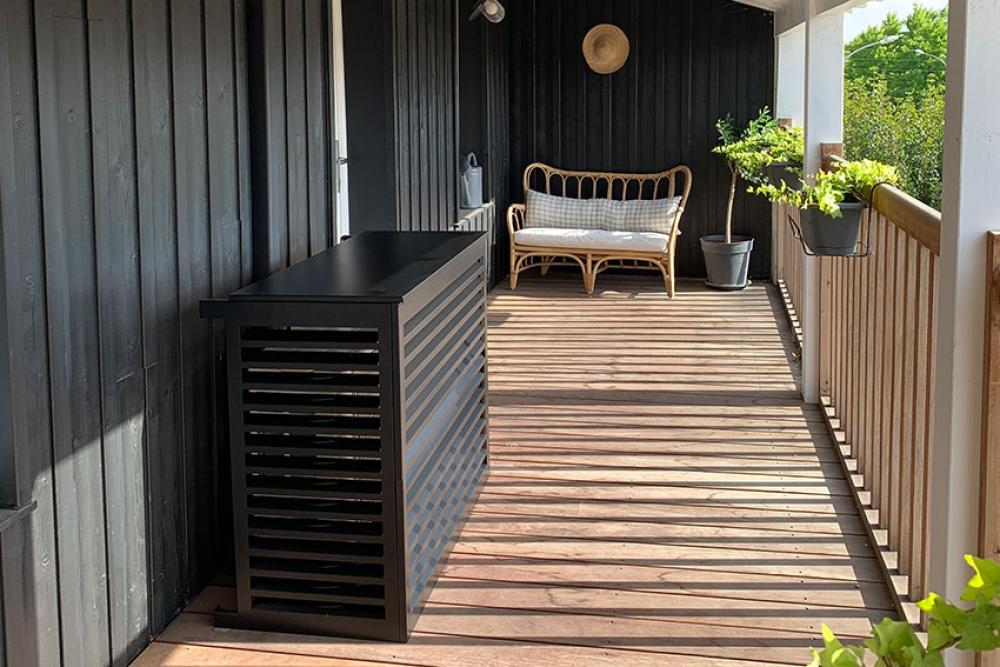 ALX-5600-023 | BOÎTIER - ALUMINIUM LAQUE SMALL - 900X450-600X680MM