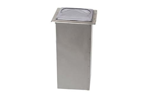 SDP-2002-841 | DISTRIBUTEUR DE SERVIETTES A ENCASTRER TUBE INOX - FACADE TRANSP. - INTERFOLD