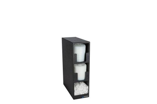 LDP-2202-020 | DISTRIBUTEUR POUR COUVERCLES/PAILLES 2 COMP. COUVERCLES / 1 COMP. PAILLES