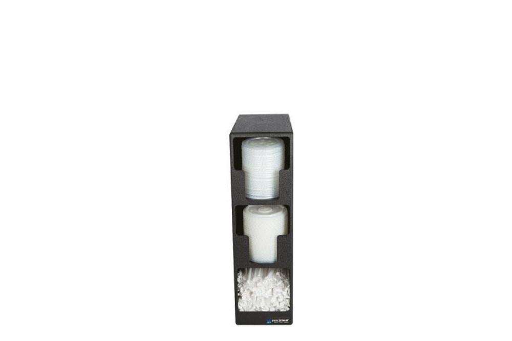 LDP-2202-020 | DISTRIBUTEUR POUR COUVERCLES/PAILLES 2 COMP. COUVERCLES / 1 COMP. PAILLES