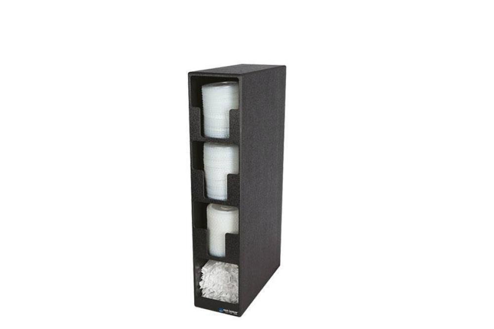 LDP-2203-020 | DISTRIBUTEUR POUR COUVERCLES/PAILLES 3 COMP. COUVERCLES / 1 COMP. PAILLES