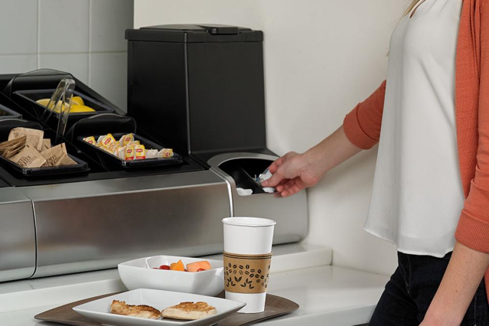 SJM-1005-020 | FIFO BULK DISPENSER MET VERDELER VOOR KOFFIETOEBEHOREN