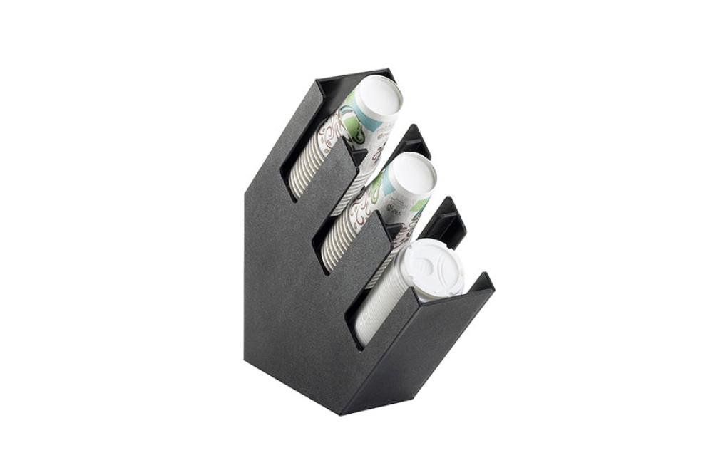 CCD-0020-020 | DEKSEL-/CUP ORGANIZER - SCHUIN 413X140X413MM - MAX. Ø95MM