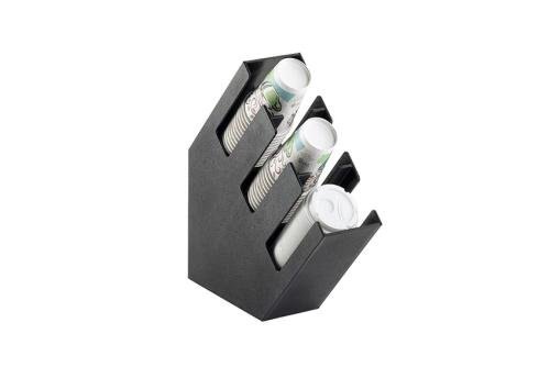 CCD-0020-020 | DEKSEL-/CUP ORGANIZER - SCHUIN 413X140X413MM - MAX. Ø95MM