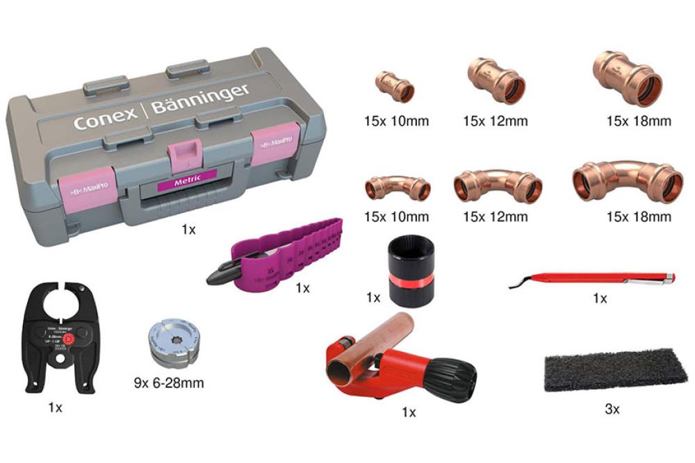 CMM-9035-000 | JEU DE MACHOIRES MAXIPRO 6-28MM EN COFFRE POUR PETIT MACHINES 19KN