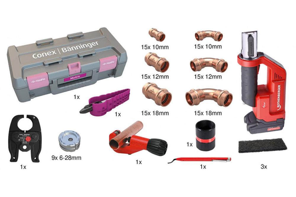 CMM-9000-000 | MAXIPRO METRISCH STARTERSET MET 9 INSERTS - INCL. KOPPELINGEN