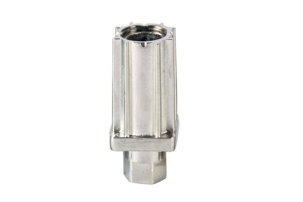 RVV-4030-000 | INBUISVOET 30X30MM - ZAMAC VERNIKKELD