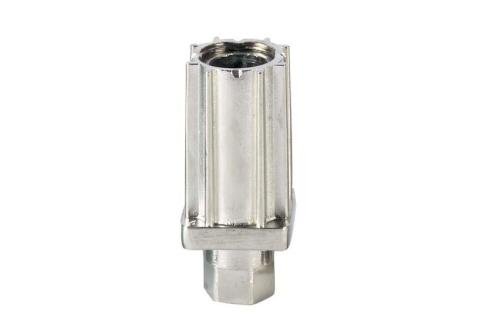 RVV-4030-000 | INBUISVOET 30X30MM - ZAMAC VERNIKKELD