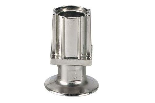 RVV-4240-000 | INBUISVOET 40X40MM - ZAMAC VERNIKKELD FLENS