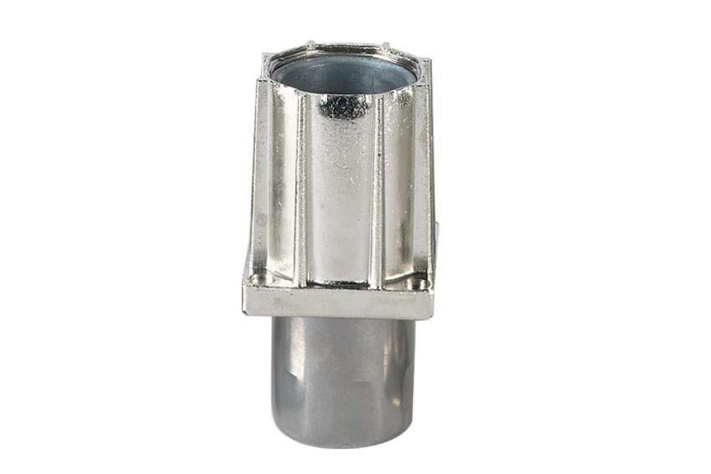 RVV-4140-000 | INBUISVOET 40X40MM - ZAMAC VERNIKKELD + RVS DRAAISTUK