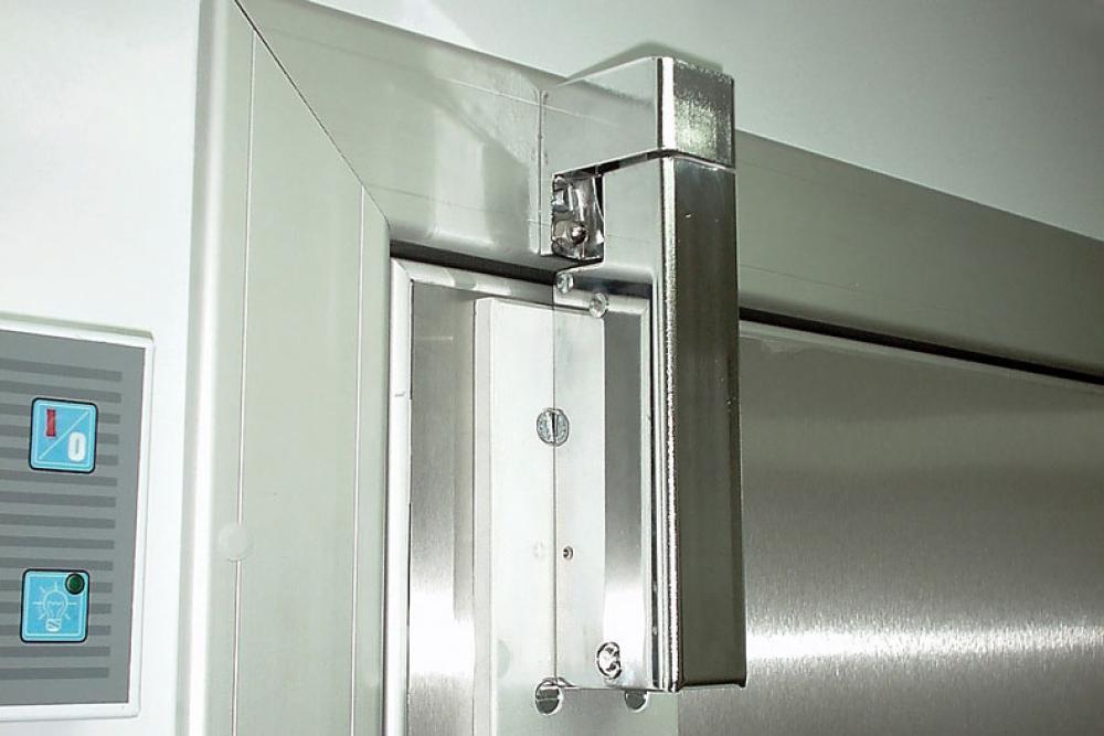 DCA-2000-000 | DICTATOR DEUROPVANGER - MONT. BUITENKANT MAT VERCHROOMD - 80 NEWTON CILINDER -