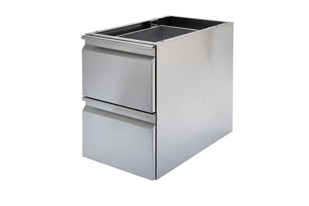 LIC-1270-841 | NEUTRALE RVS LADEBLOK - 2 LADES GN1/1 - AISI304