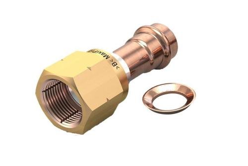 CMP-2049-000 | RACCORD SAE 3/4' - MAXIPRO PIVOT EN LAITON ET JOINT EN CUIVRE - 2/P