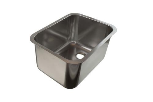 LCL-4020-000 | CUVE A SOUDER 290X400X235MM - AISI304 SANS TROP-PLEIN - EVACUATION CENTRALE
