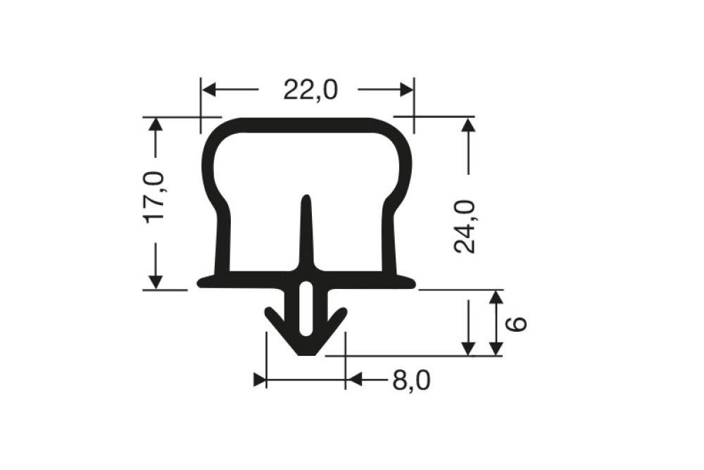 JCR-0120-020 | INDRUKPROFIEL 4MTR/LNG