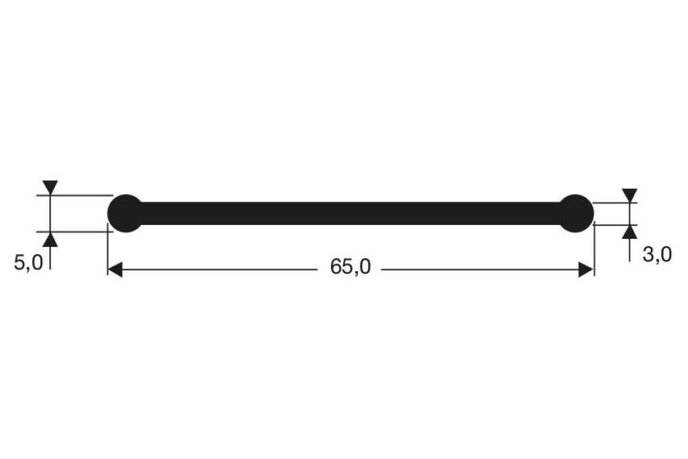 JCR-0590-050 | SLEEPRUBBER 1.25MTR/LNG