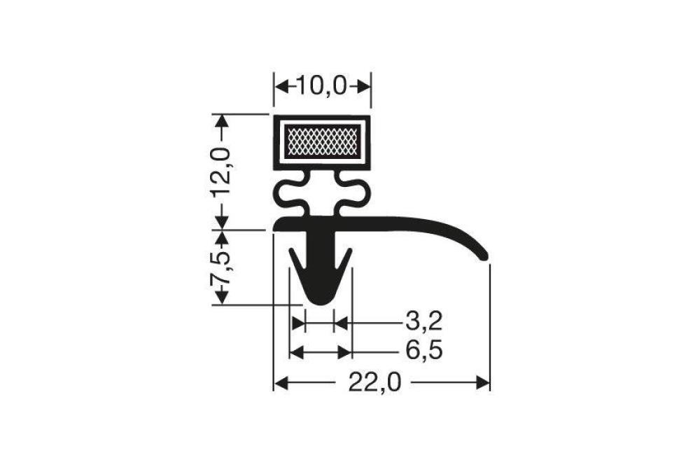 JPC-1620-050 | JOINT MAGNETIQUE - 2440MM/LNG AVEC AIMANT M15
