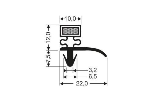 JPC-1620-050 | JOINT MAGNETIQUE - 2440MM/LNG AVEC AIMANT M15
