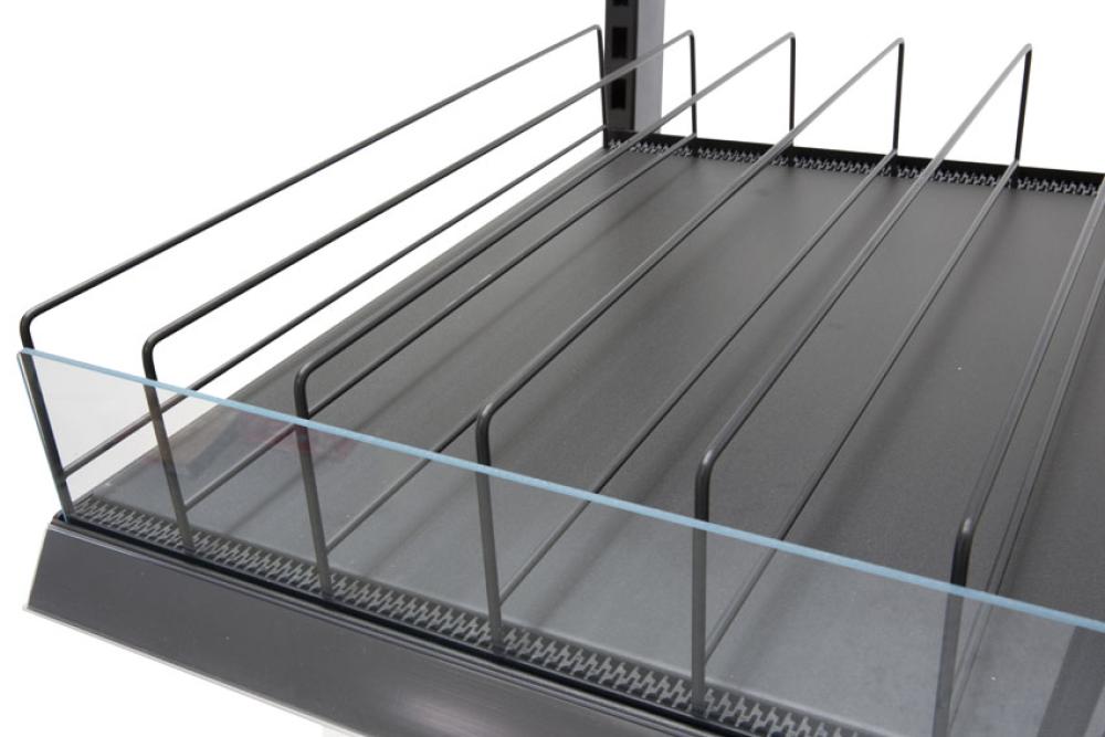 FIF-1431-020 | TABLETTE FIXE 1250MM PLEINE INCLINABLE OU HORIZONTAL + PLEXI 80MM