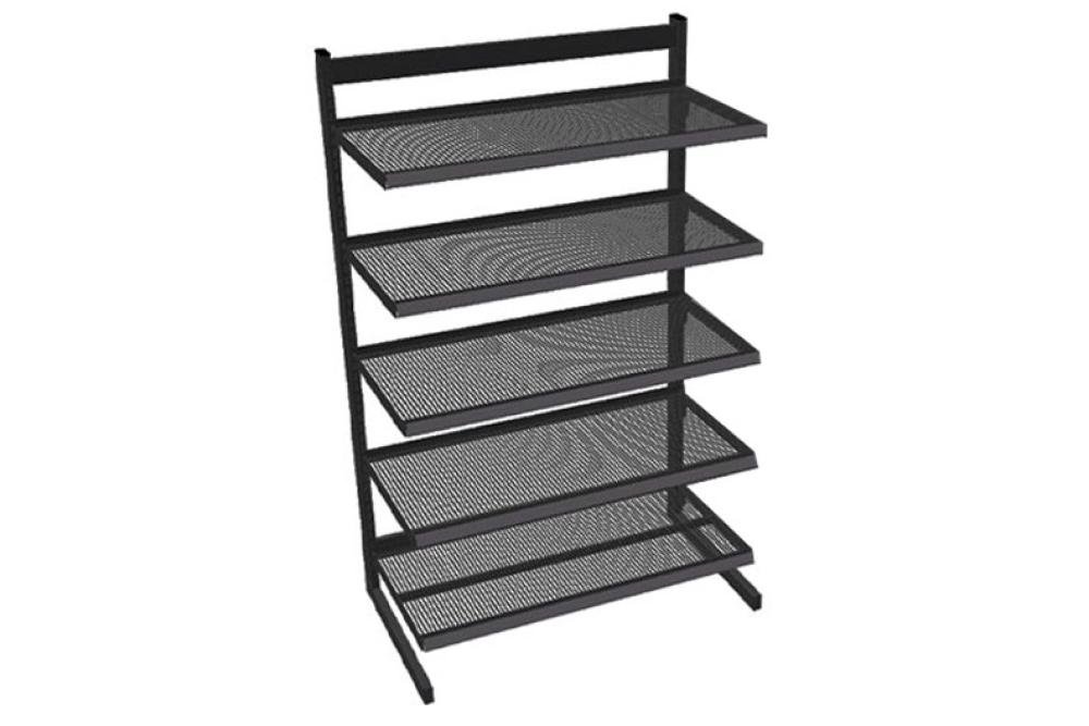 FIF-2101-020 | MONTANT EN L 2100MM - TUBE 80X30X3MM + PIEDS