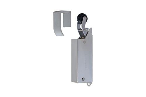 DCA-1410-000 | ATTRAPE-PORTE DICTATOR - EN ACIER INOX - MONTAGE A L'INTERIEUR + CROCHET INOX