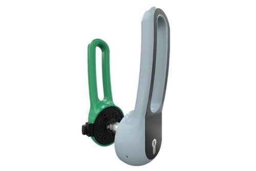 RLC-1106-000 | DRAAIKRUK KOMPLEET MET SLEUTEL - L/R VOOR PANEELDIKTE 60MM