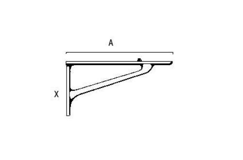 CHB-4403-000 | CONSOLE SANS REBORD - SAILLIE 300MM