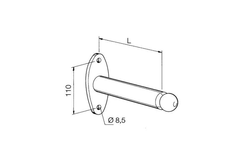 CHB-3090-852 | CONSOLE ALU 100MM FINITION : E6/EV1