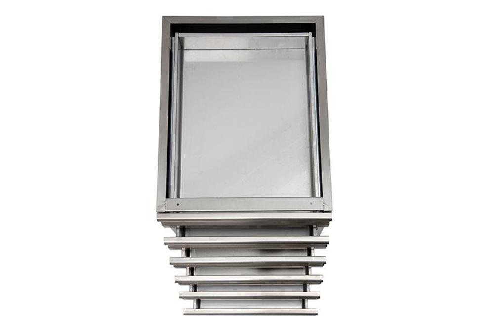 LIC-1670-841 | NEUTRALE RVS LADEBLOK - 6 LADES GN1/1 - AISI304