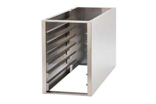 LIC-1070-841 | NEUTRALE RVS LADEBLOK - GESLOTEN GN1/1 - AISI304 - MET 6 GELEIDERS
