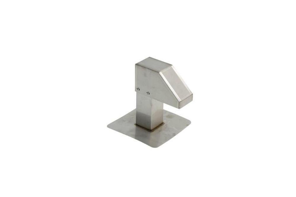 ALX-7302-000 | RVS DAKDOORVOER 80X80MM - 1 UITGANG RVS 1.5MM