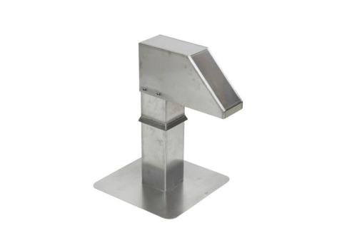 ALX-7126-000 | PASSAGE ALUMINIUM 125X125MM - 1 SORTIE