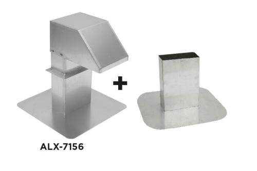 ALX-7150-000 | PASSAGE ALUMINIUM ALX-7156 + PARTIE INF. REGLABLE
