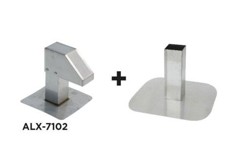 ALX-7100-000 | PASSAGE ALUMINIUM ALX-7102 + PARTIE INF. REGLABLE
