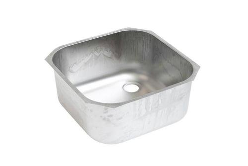 LPL-2010-000 | INLASSPOELBAK 400X400X200MM - AISI316 ZONDER OVERLOOP