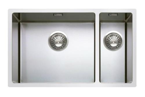 RTA-5510-841 | DUB. SPOELBAK R12 - GEPOLIJST - INCL.AC. L: 400X500X200MM R: 400X180X170MM