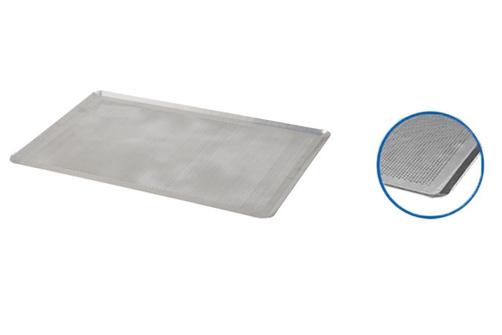 ABP-6451-000 | PLAQUE DE CUISSON ALU 600X400MM PERFORÉE 4 BORDS 35° 1,5MM