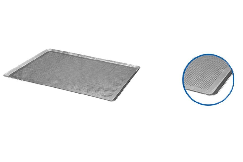 ABP-1151-000 | PLAQUE DE CUISSON ALU 325X530MM PERFORÉE 4 BORDS 25° 1,5MM