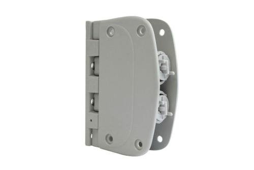 FHF-4041-000 | PENDELSCHARNIER - COMPOSIET - STOP 90° MET RVS TREKSTANG